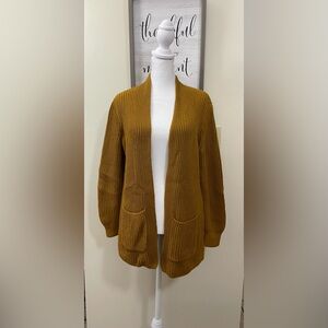 Madewell Women’s Knit Cardigan Sweater Open Front. Size XS. 100% Cotton